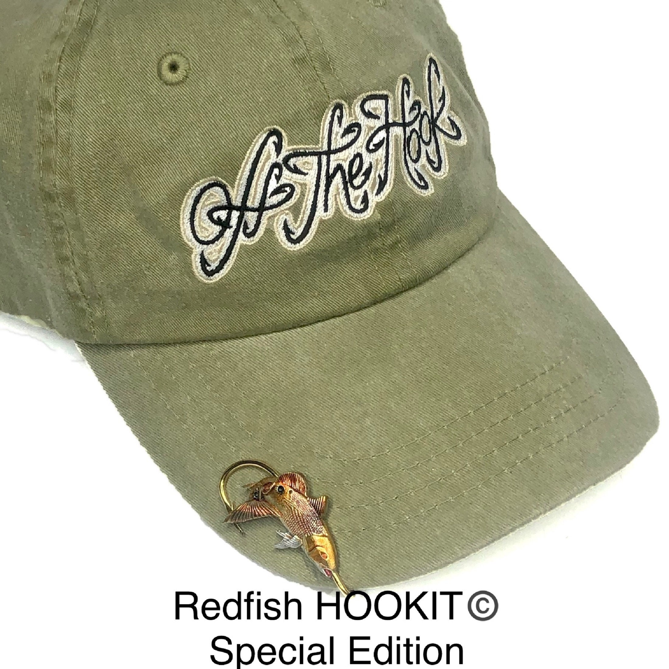Redfish Hookit© turning 3 Hat Clip.. Fishing Hat Hook Brim Clip Fishing Hat  Hook Hat Clip Fishing Gift for Fisherman -  Canada