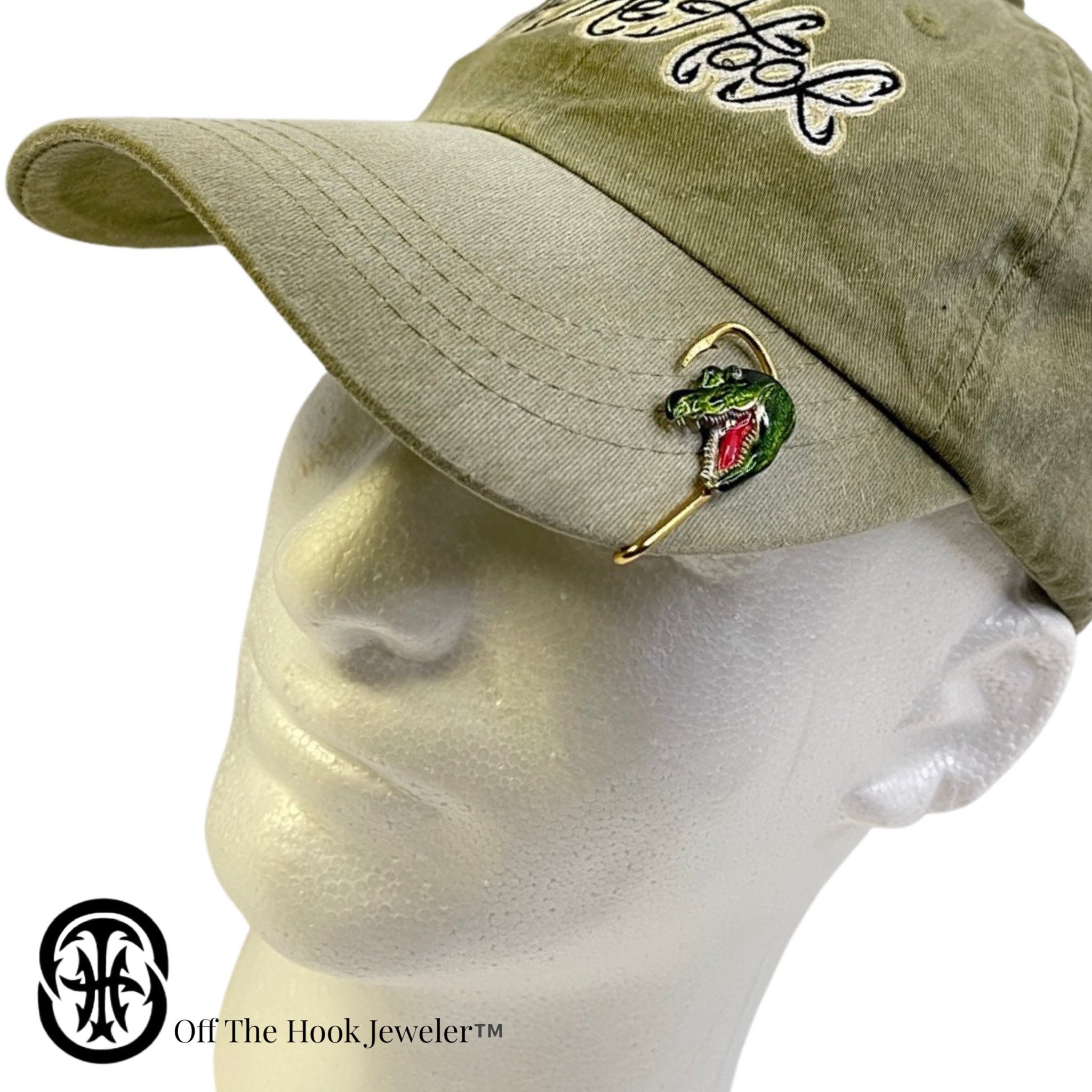 Alligator Head Hookit Hat Clip Hat Pin -  Canada