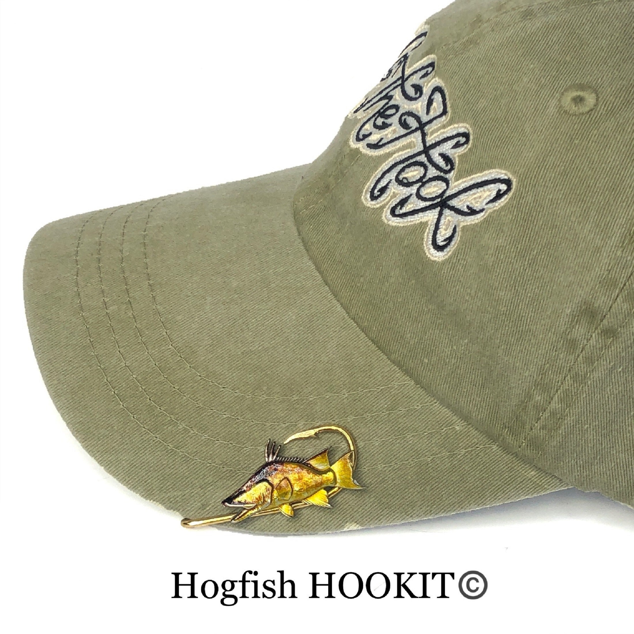 Hogfish Hookit© Fishing Hat Hook Brim Clip Hat Clip Fishing . Gift for  Fisherman -  Sweden