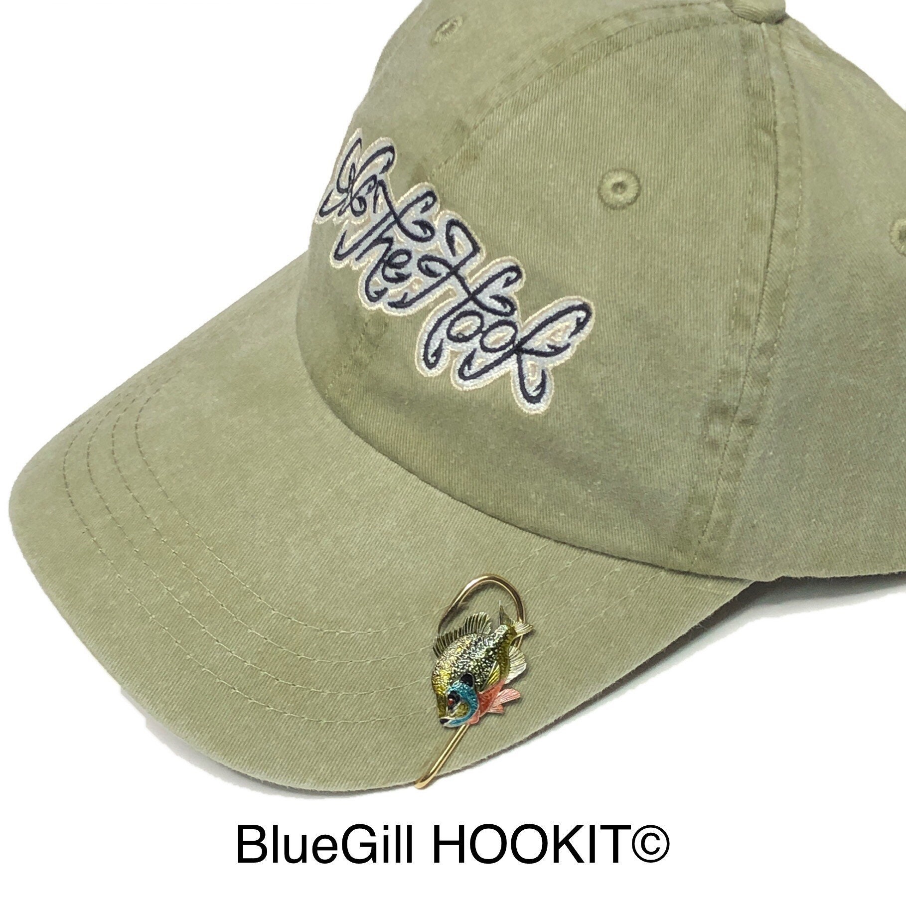 Bluegill Perch HOOKIT Fish Hat Hook Hat Clip Fishing Etsy