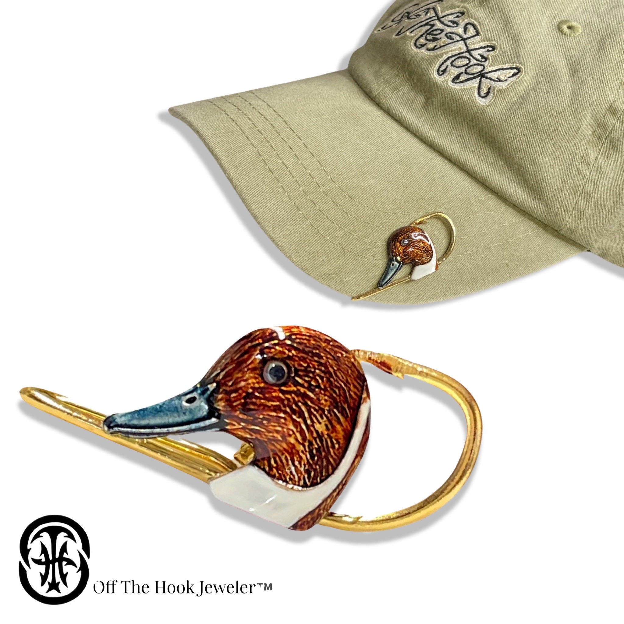 ALLIGATOR GARFISH HOOKIT© - Fishing Hat Hook - Fishing Hat Pin