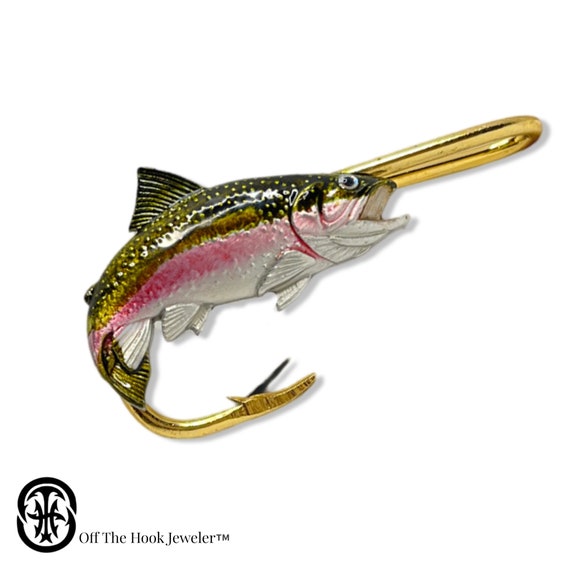 BASS BONE HOOKIT© Hat Hook - Fishing Hat Pin - Fishing Hat Clip - Fish –  Off The Hook Jeweler