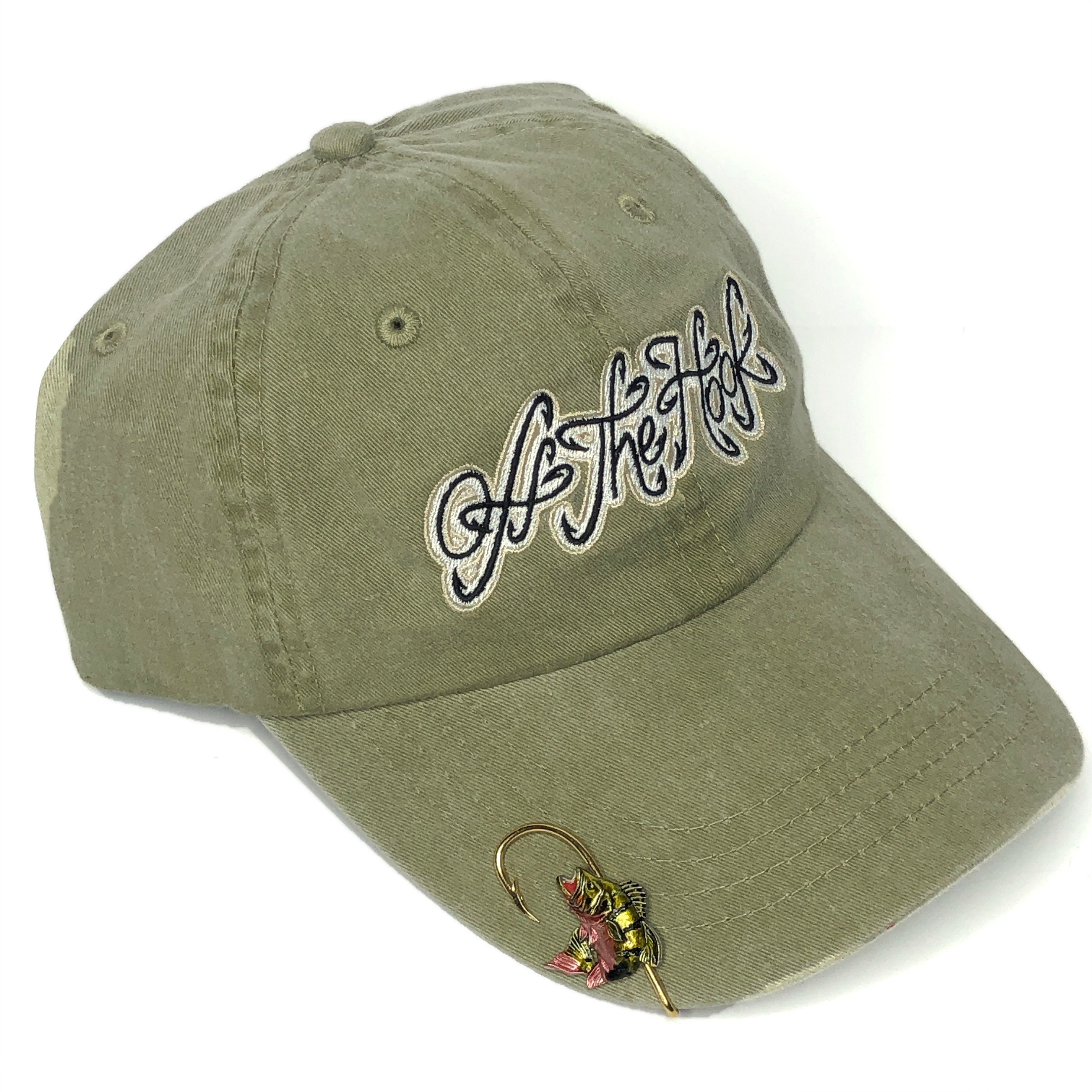Peacock Bass Hookit© Fishing Hat Hook Brim Clip Fishing Etsy