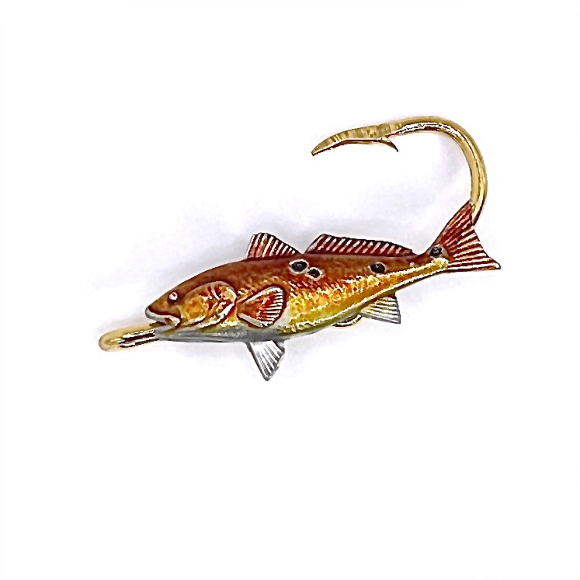 Redfish Hookit© Fishing Hat Hook Fishing Hat Clip Fish Hook. Gift for  Fisherman 