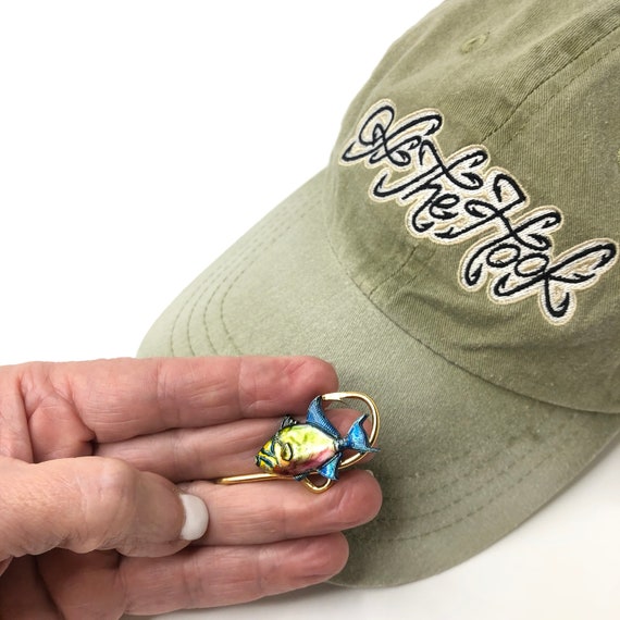 Queen Triggerfish HOOKIT© Fishing Hook Hat Clip Fishing .. Fishing  Hat Hook.. Fishing Brim Clip-gift for Fisherman -  Hong Kong