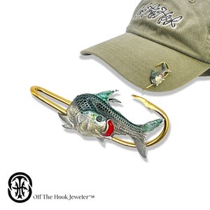 Tarpon HOOKIT© - Fishing Hat Clip - Brim Clip - Fishing Hat Hook