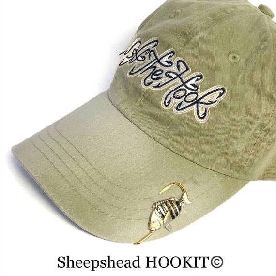 Sheepshead HOOKIT© Fishing Hook Hat 