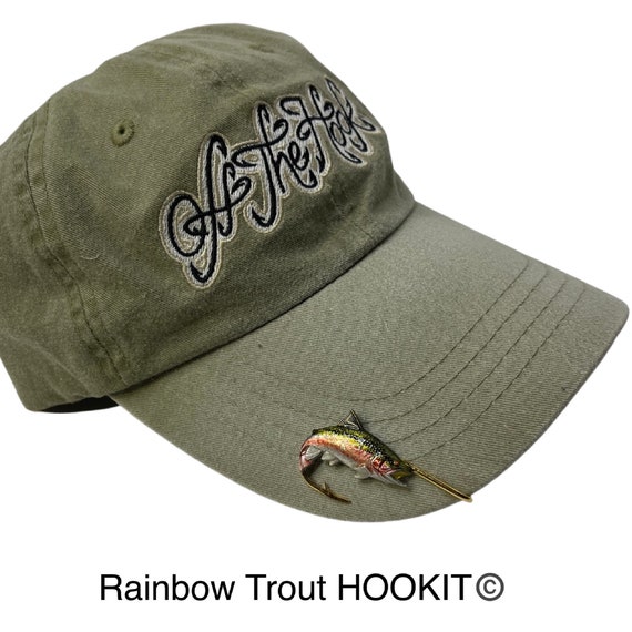 Rainbow Trout Fish HOOKIT© Fishing Hat 