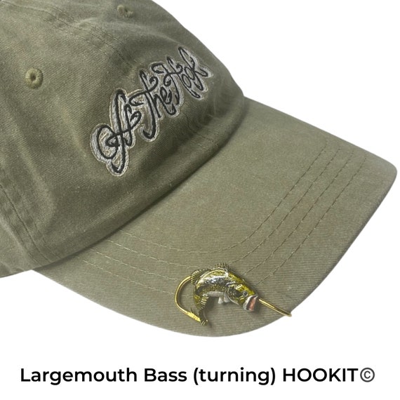 Largemouth Bass HOOKIT© Bass Fishing Hook Fishing Hat Clip .. Fishing  Hat Hook.. Fishing Brim Clip Gift for Fisherman -  Canada