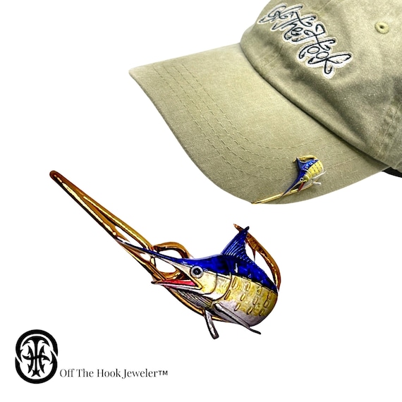 Marlin Hookit© 1 Hat Hook Hat Clip Brim Clip Hat Clip Fishing Hat Pin-gift  for Fisherman -  Denmark