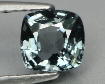 1.14 CT Shining Silver Blue Spinel Gemstone 100% Natural From Burma