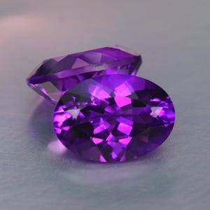 11.51 CT Hinreißendes Paar ! Erde abgebaut lila Amethyst Paar 100% natürlich für Ohrringe