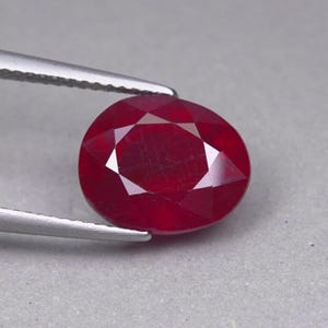 100% Authentic Natural Ruby Gemstone Africa 6.63 Ct Standout Pigeon Blood