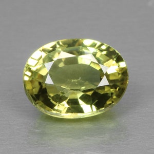 1.34 CT The New Color Yellowish Green Chrysoberyl Oval Shape Premium Quality Gemstone