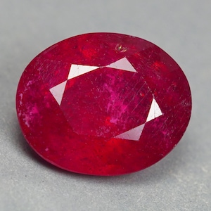 Natural Ruby Gem Collection, Ring Size 5.37 Ct Precious Pigeon Blood From Africa