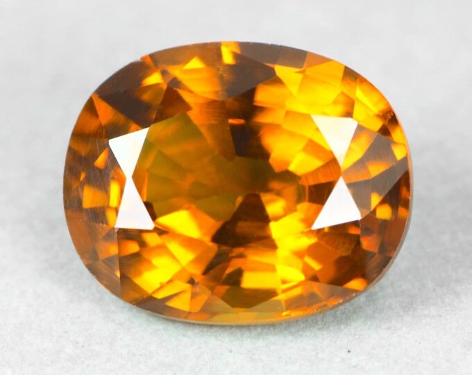 1.39 CT Stunning Rarest Unheated 100% Natural Orange Mali Garnet Loose ...