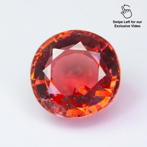 1.50 Ct Superior Orange Pink Tourmaline 100% Natural Mined From Mozambique