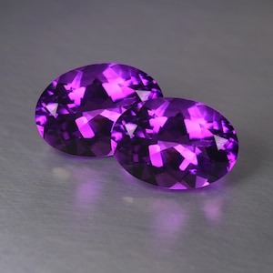 Amethyst 11,06 KT Abgebaut ! Natürliche lila Amethyst Paar 100% natürlich für Ohrringe