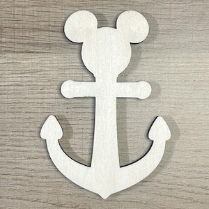 Digital Download Disney Cruise Inspired Mickey Anchor Design for Stateroom Magnet or Character Signatures, cruise gift, stateroom door decor