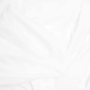 Interlock stretch polyester white knit fabric, fabric cut 2,5 yards, 70 Denier knit fabric, stretchable fabric, discount fabric cuts sale