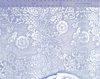Stretch velvet iced white by the yard fashion fabric dress skirts lingerie fabric MOM'S Day fashion lilac shade burnout velvet
