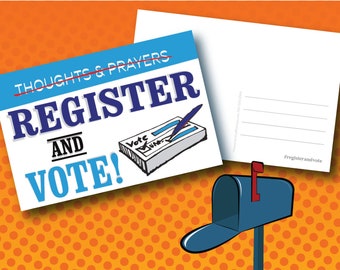 50 - Register & Vote Postcards