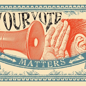 50 Your Vote Matters Postcards image 2
