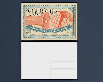 Your Vote Matters Postcards