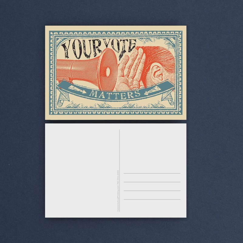 Voting Rights Postcards Vote Postcards - Etsy