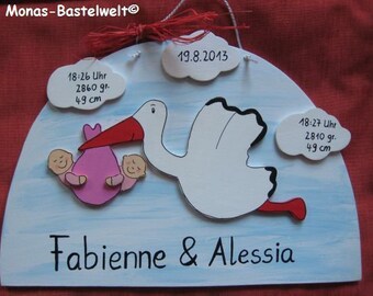 Storch Zwillinge Etsy