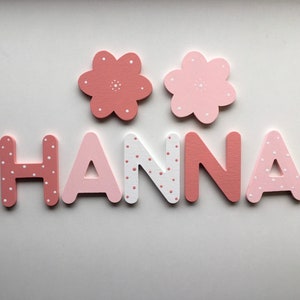 Wooden letters letters door letters 6.5 cm wooden letters children&#39;s room door