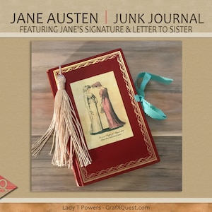 Jane Austen Regency Junk Journal-Hand Made