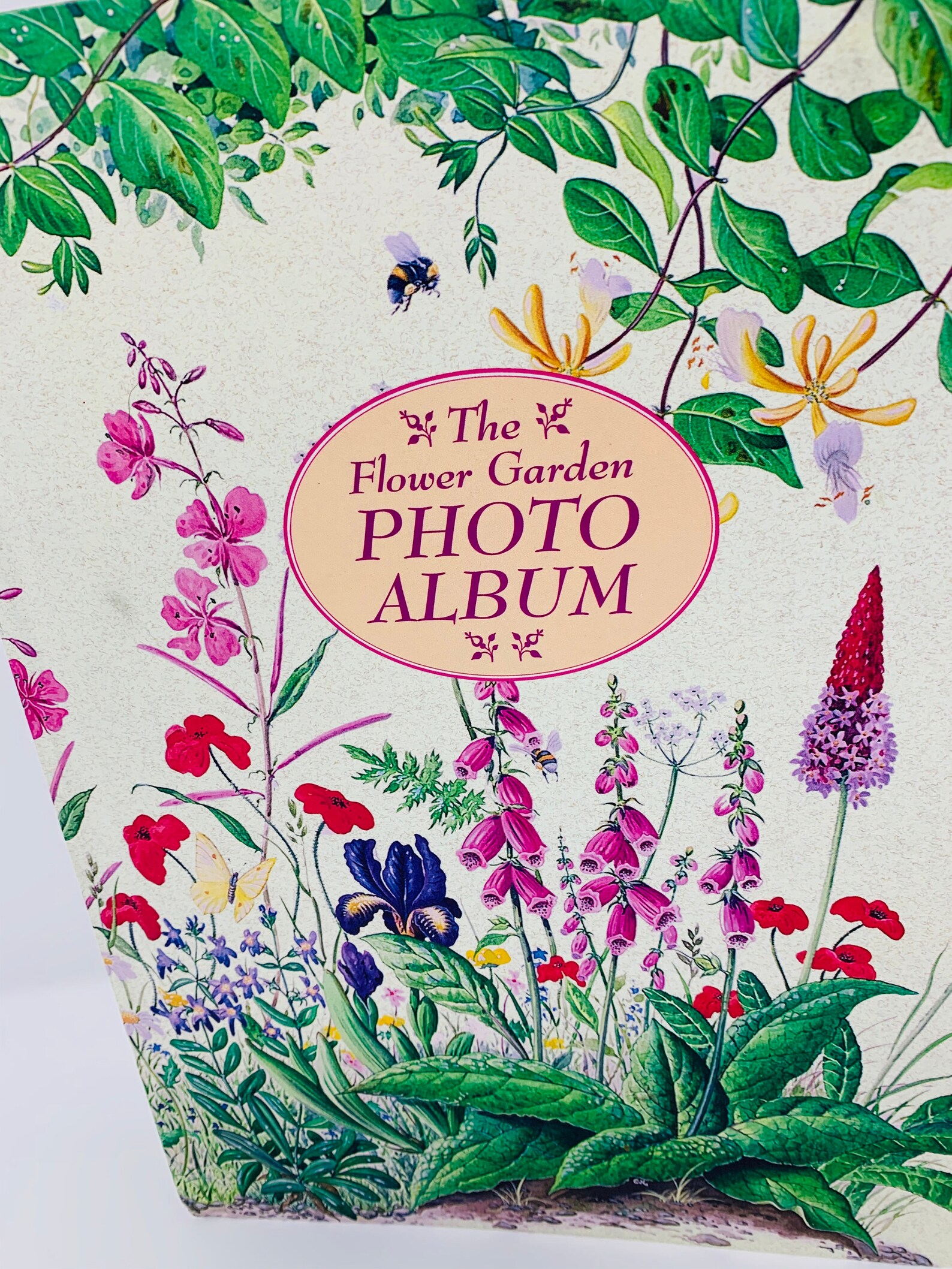 Flower Garden Photo Album Beautiful Cardboard Pages Holds Etsy