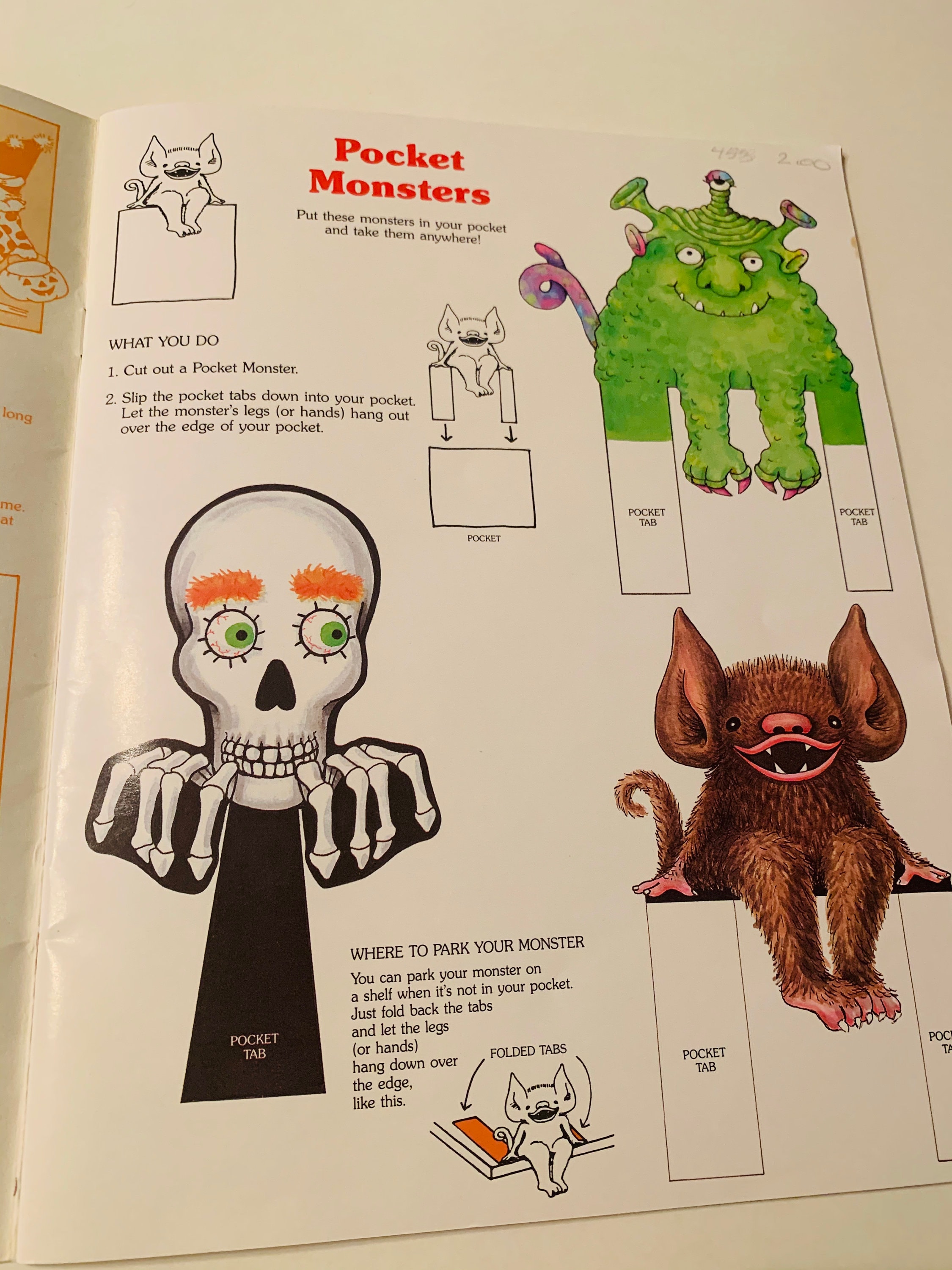 Halloween Fun Book Scholastic's Fabulous Halloween Fun | Etsy