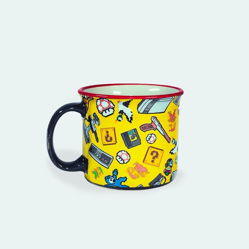 NES Nintendo Mug 16oz Mug Nintendo Coffee Mug Best Etsy