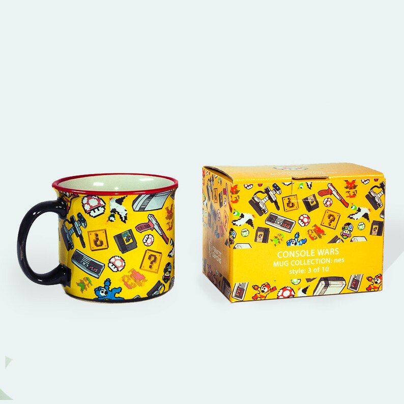 NES Nintendo Mug 16oz Mug Nintendo Coffee Mug Best Etsy