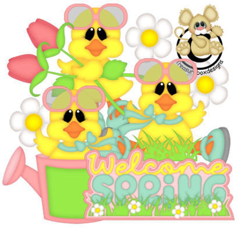 Spring, Vector Graphics, Digital Clipart, Digital Images