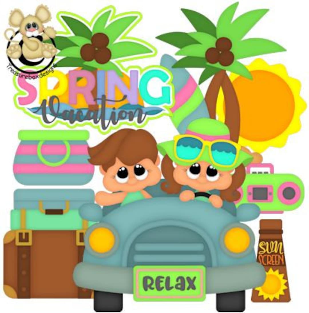 Spring Break Clip Art Animated