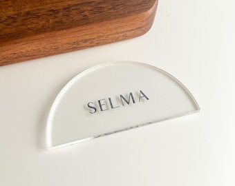 Custom Lasercut Names - Wedding Guest Names - Acrylic Place Cards