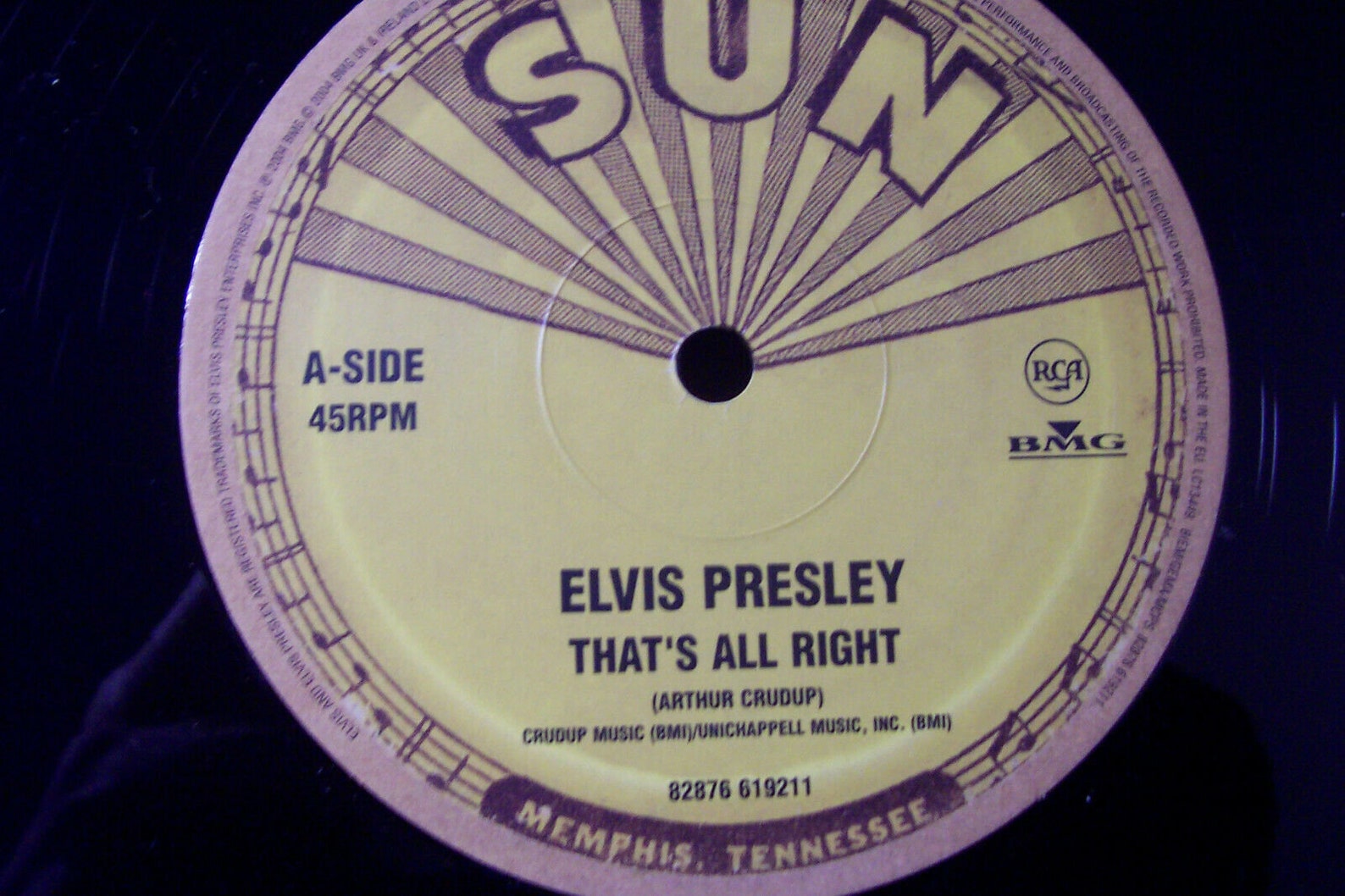 Elvis Presley sun record thats all right rare limited edition Etsy