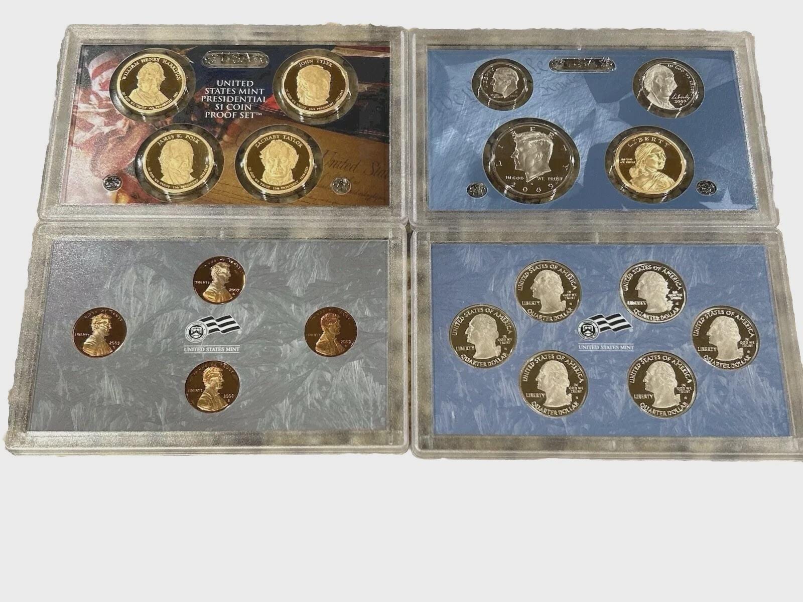 Kennedy Half Dollar Proof Set Collection (1964-2009) – 45 Uncirculated Coins