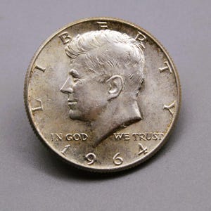 1964 John F. Kennedy half dollar BU Brilliant uncirculated 90% silver