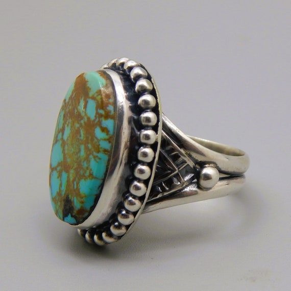 Handcrafted by Eli Gofman sterling silver oval tu… - image 1