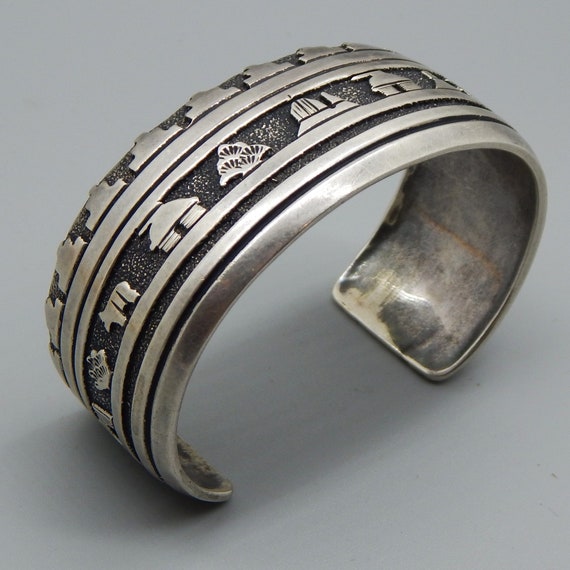 Vintage Thomas Singer signed sterling silver verl… - image 2