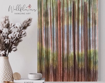 Large Fibre Art Wall Hanging: Australian Hand-Dyed Tapestry