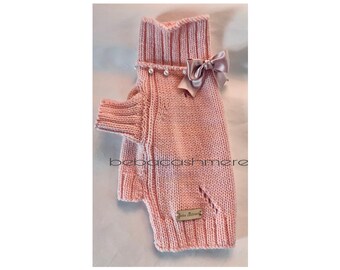 Handmade Cashmere Dog Sweater – Luxury Knitwear for Small Dogs