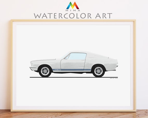 SHELBY GT500 FASTCAR POSTER WALL ART PICTURE LARGE GIANT MUSCLECAR