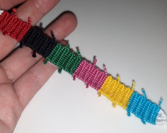 One Love Band bracelet - world Championship qatar love friendship handwoven giftidea support respect homo lesbian LGBT rainbow