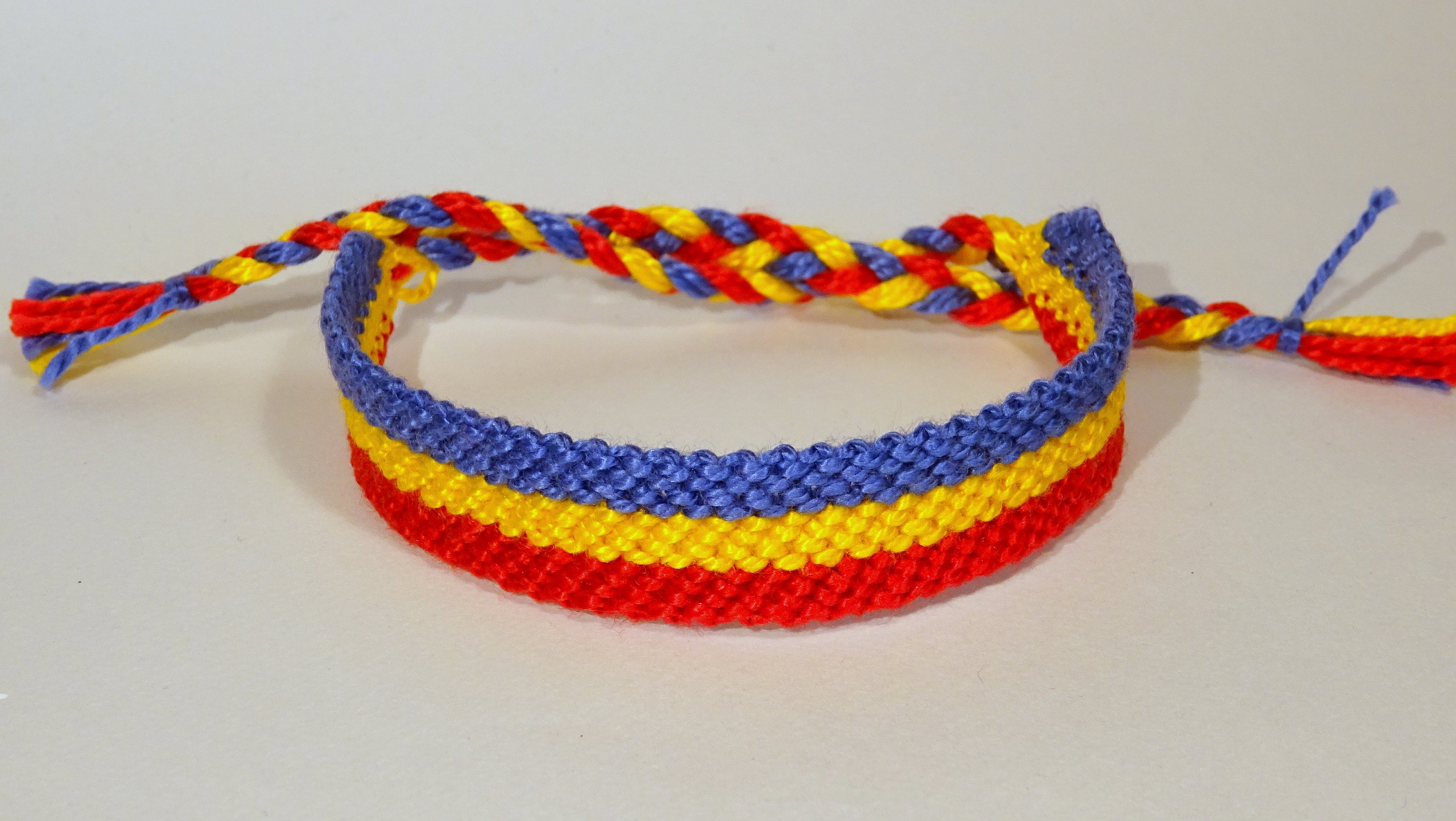 BDM Romanian Flag Bracelet – Adjustable National Pride Jewelry For Men & Women