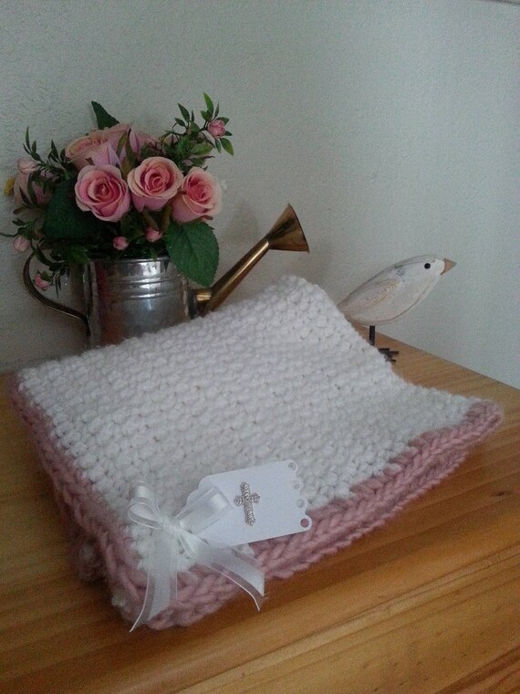 Christening Blanket Christening Gift Baptismal Gift Baby Etsy